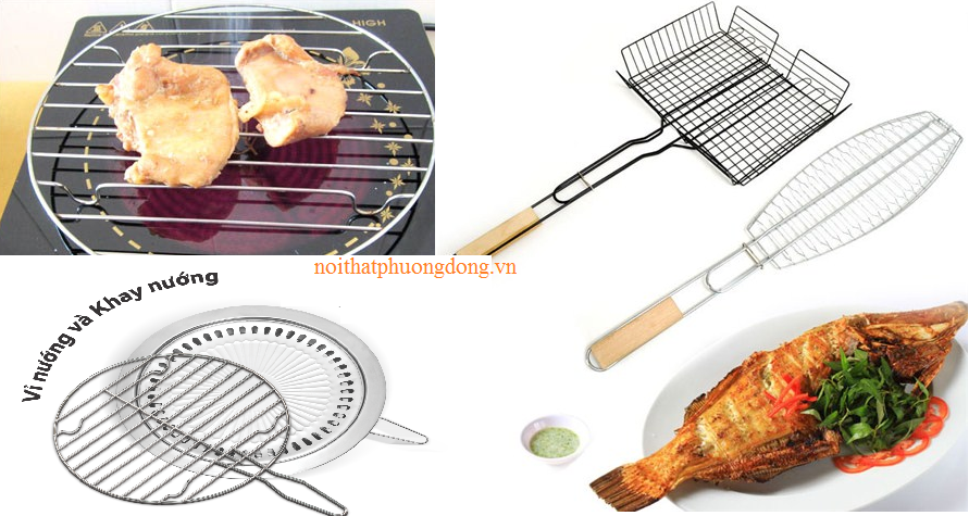 dụng cụ nướng trên bếp hồng ngoại