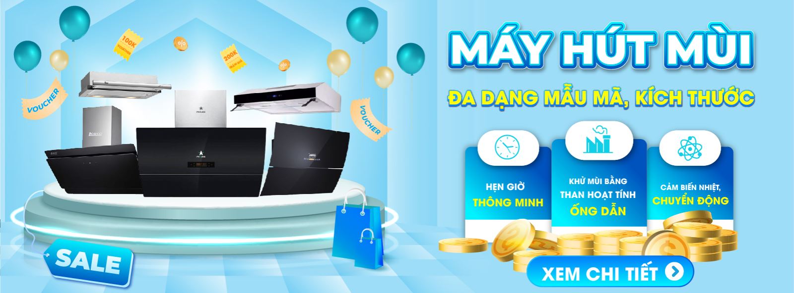 máy hút mùi Phương Đông